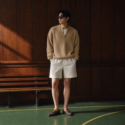 AESTAS Leinen-Shorts