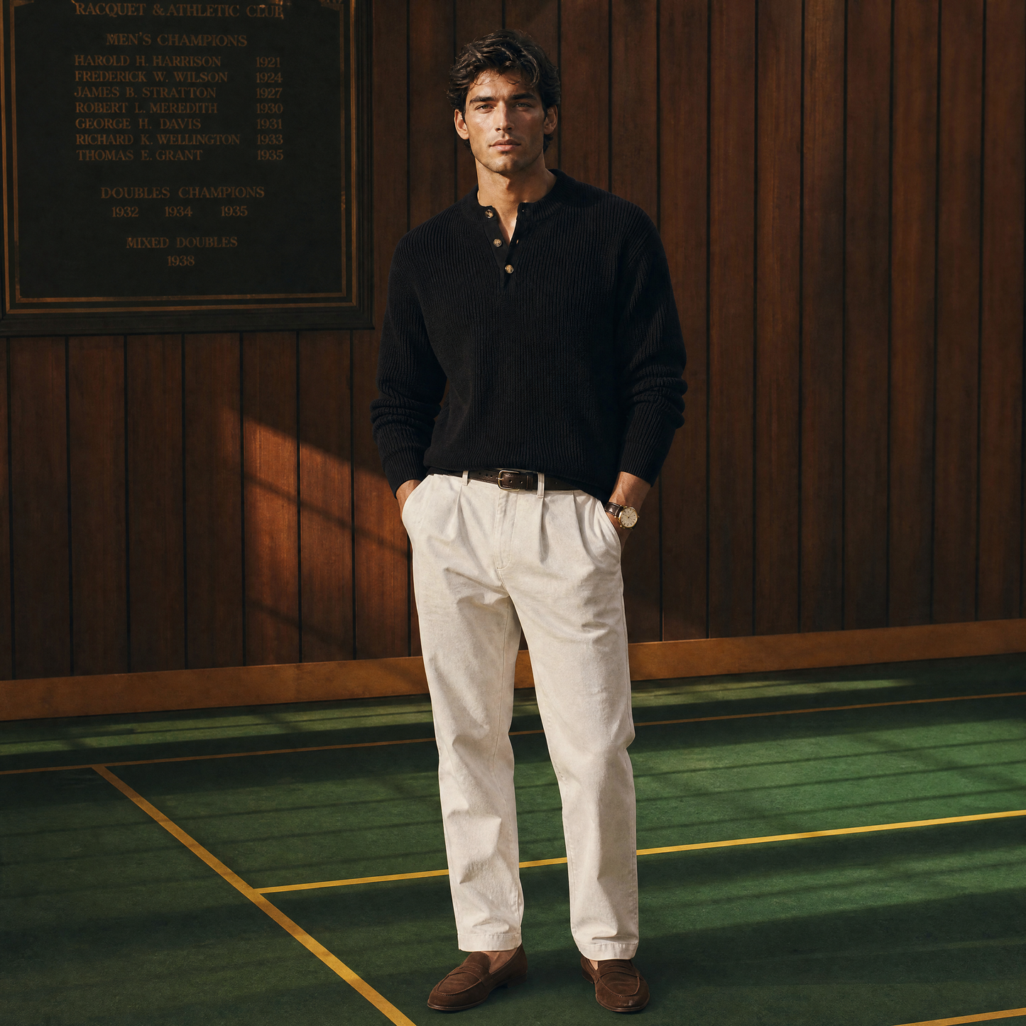 PRIMUS - Henley-Strickpullover